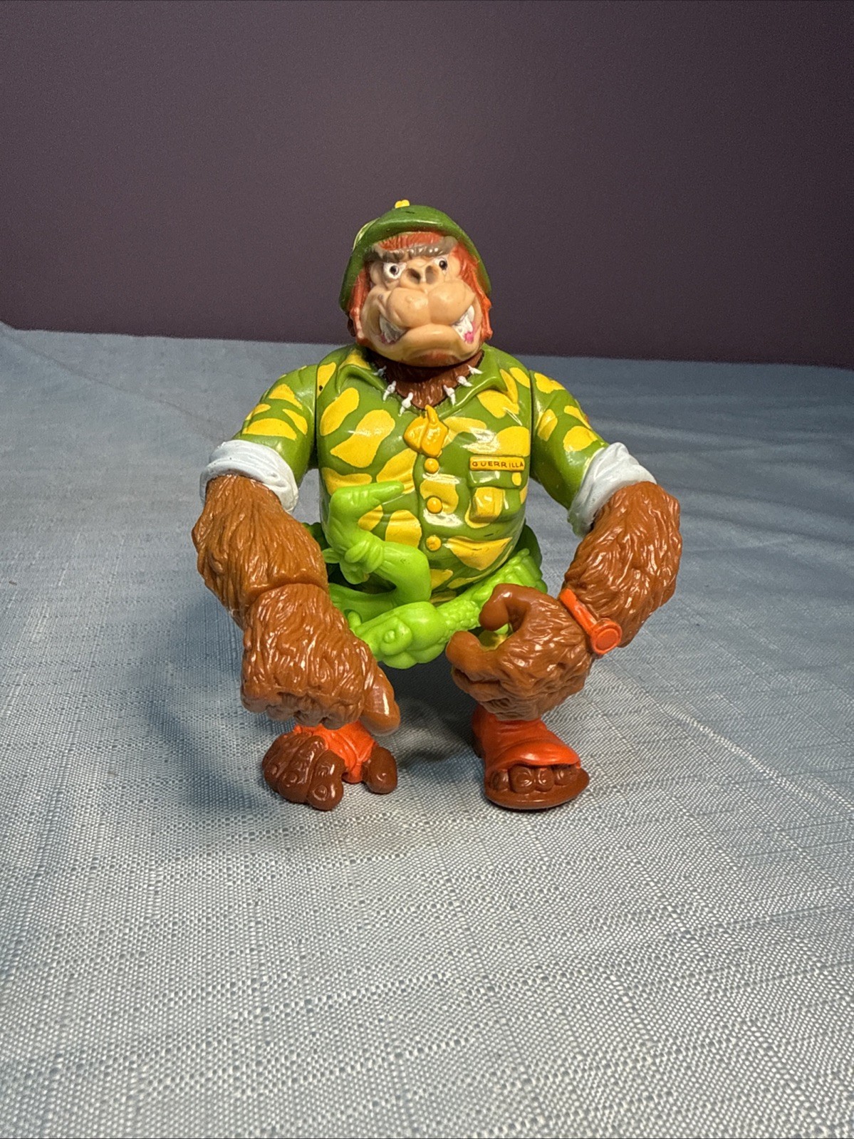 Vintage 1991 Sergente Bananas Teenage Mutant Ninja Turtles Figure Playmates Belt