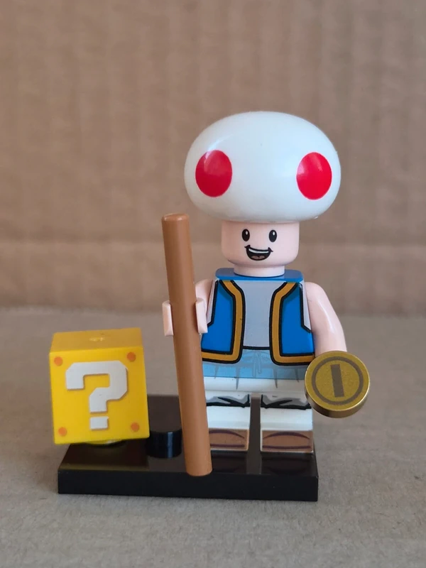 Super Mario Toad minifigure type Lego compatible