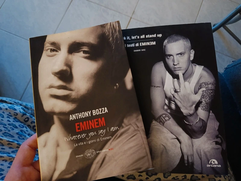 Lotto 2 Libri Eminem - Biografia Anthony Bozza + Testi Tradotti Damir Ivic (prezzo trattabile)