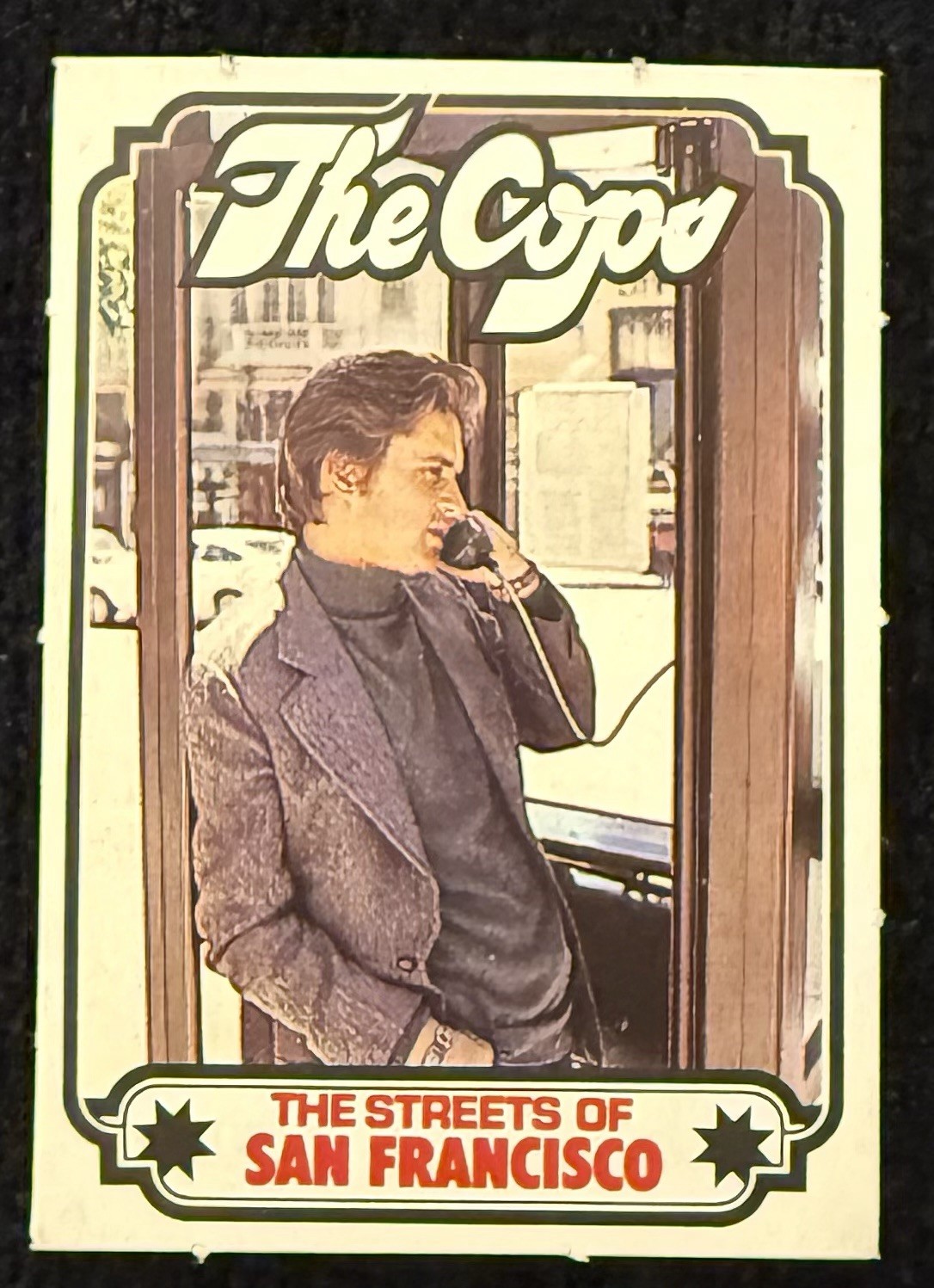 1975/76 Monty Gum 🚔 The Cops 👮 Streets Of San Francisco 🧩 Puzzle Piece 🧩 9