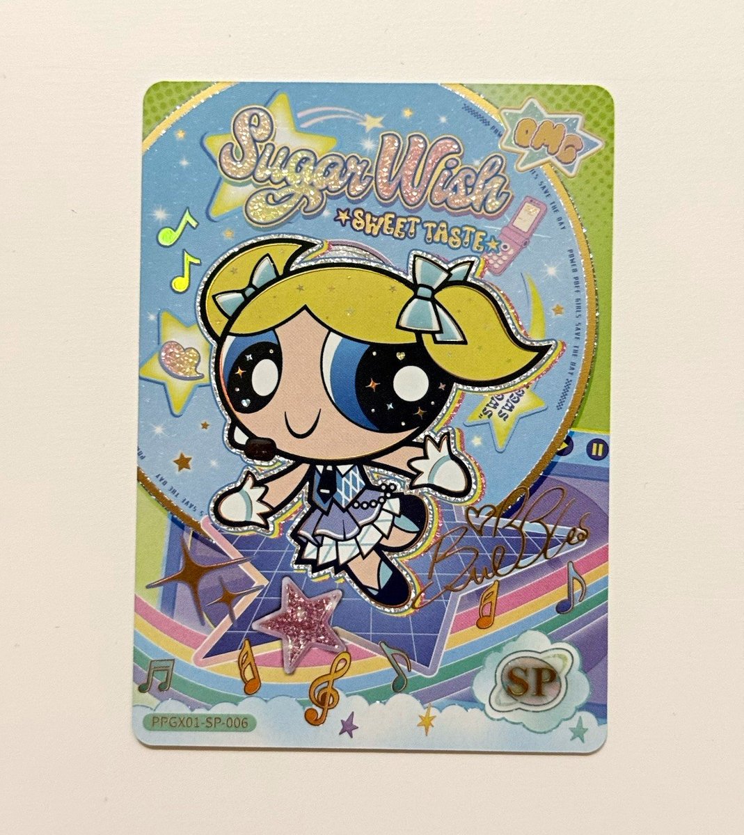 Kayou Powerpuff Girls Sweet Taster Bubbles Autograph PPCX01-SP-006 Foil CHN