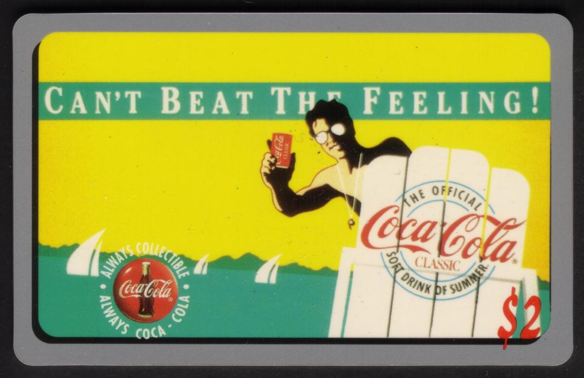 Coca-Cola '95 Bagnino & a Vela ' Can'T Picchiare The' #24 Di 50 Telefono Card