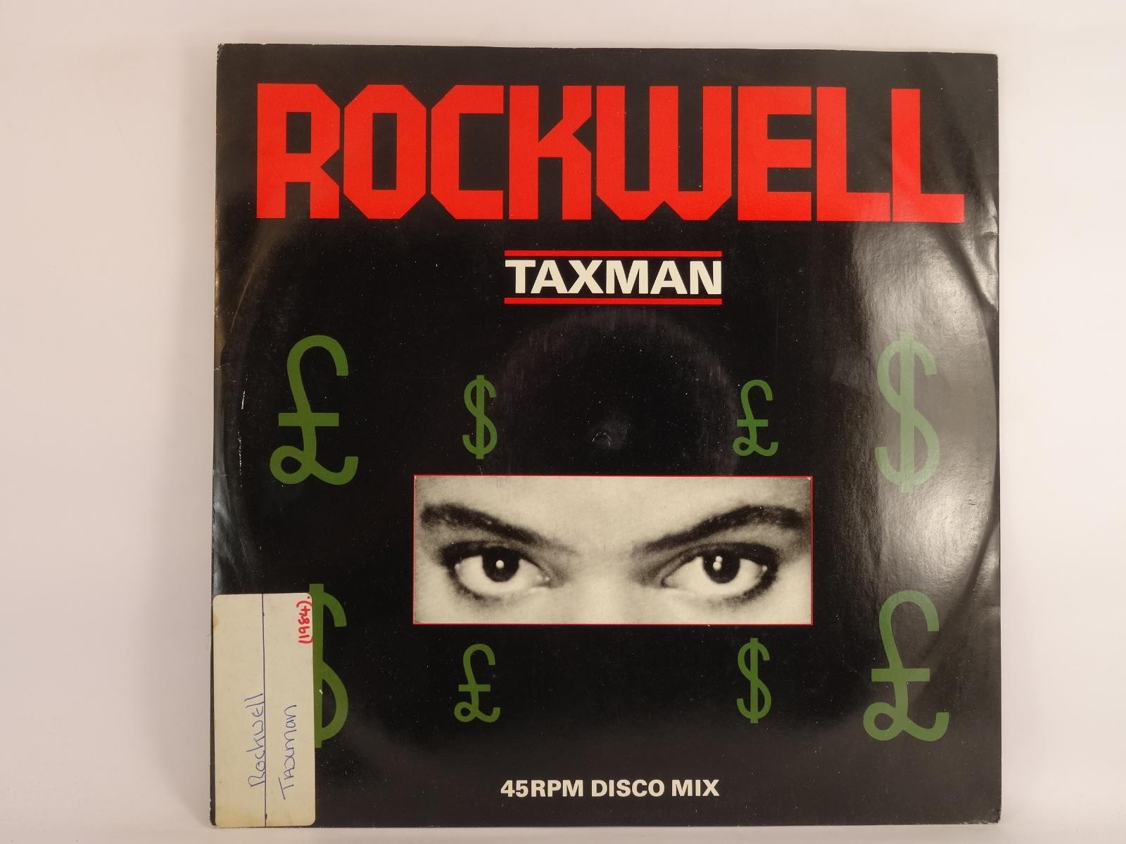 ROCKWELL TAXMAN (262) 3 Track 12" Single plus Picture Sleeve MOTOWN