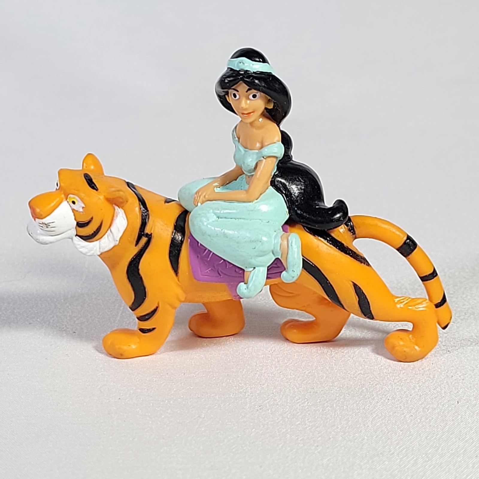 Vintage 1992 Mattel Disney's Aladdin Principessa Gelsomino e Rajah PVC Figura, Torta