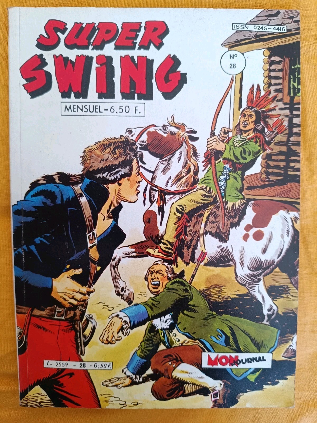 SUPER SWING N°28 – MON JOURNAL – Février 1984 – WESTERN BD – HYPER RARE – COLLEC