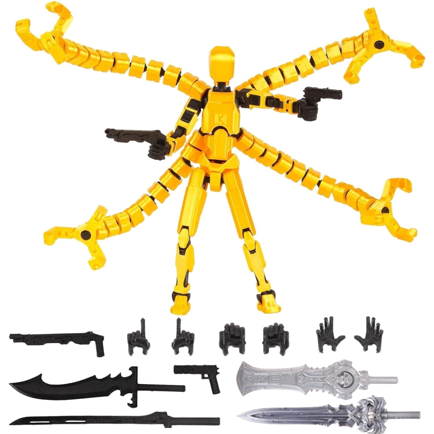 Elegante Action Figure T13 - Manichino Completo Stampato in 3D 13 per Collezionisti e Bambini