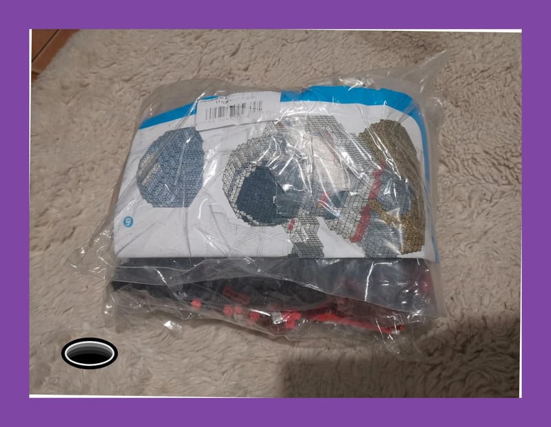 Block de construction style teddy block astronaut