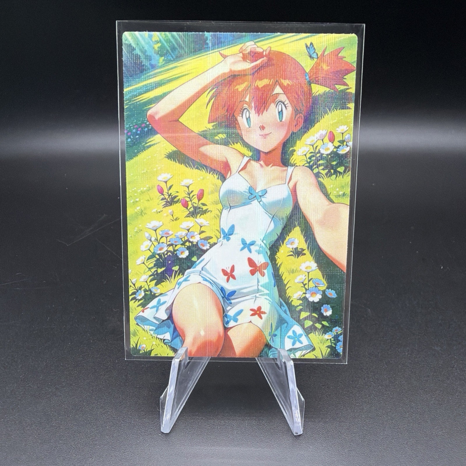 Misty Holographic Anime Trading Card da Collezione