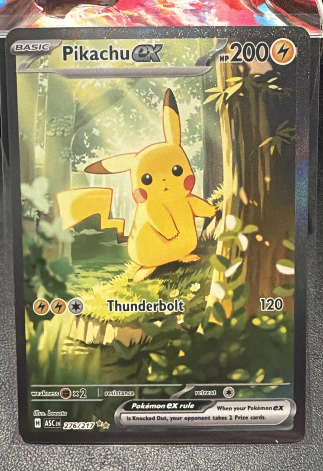 Pikachu ex 276/217 Me: Ascended Heroes Holo SIR 
