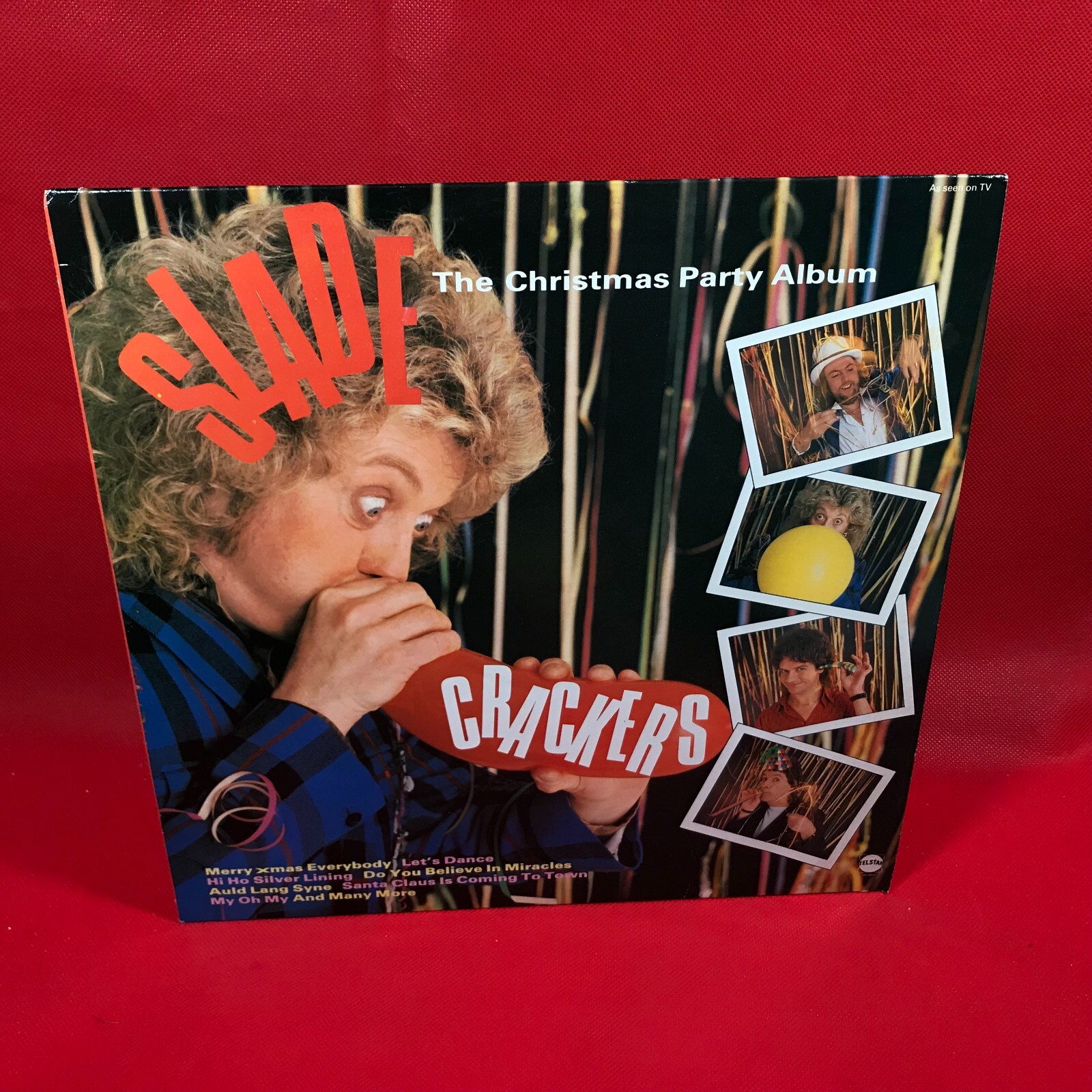 SLADE Crackers The Christmas Party Album 1985 UK vinyl LP Merry Xmas Everybody ~