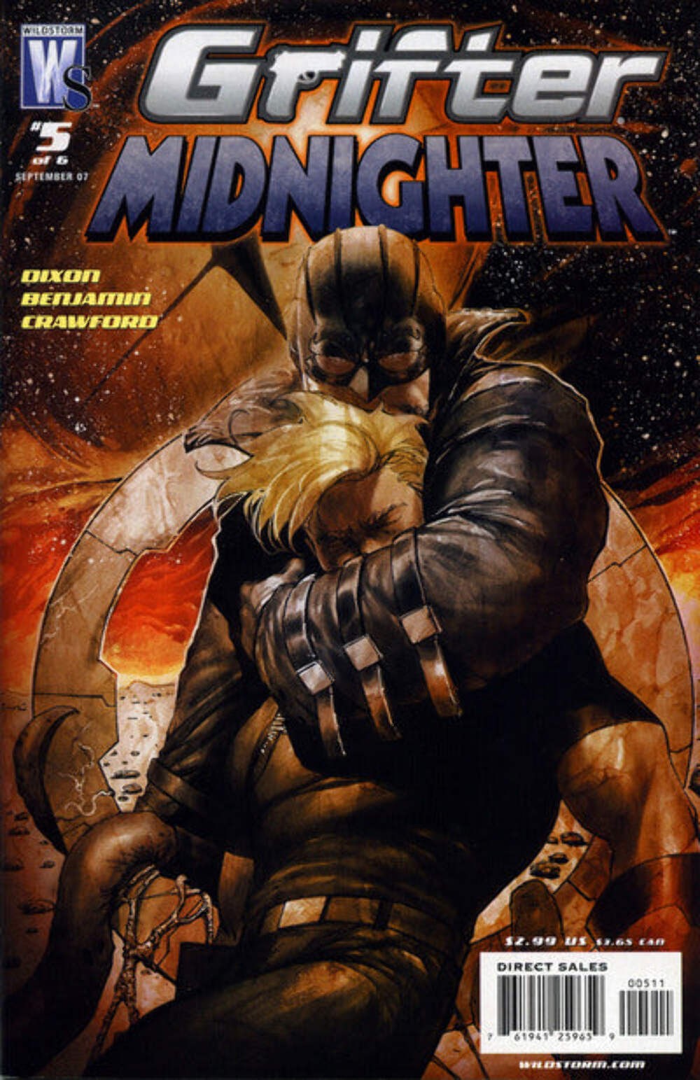 Grifter & Midnighter #5 CVR A DC Comics 2007 ottime condizioni