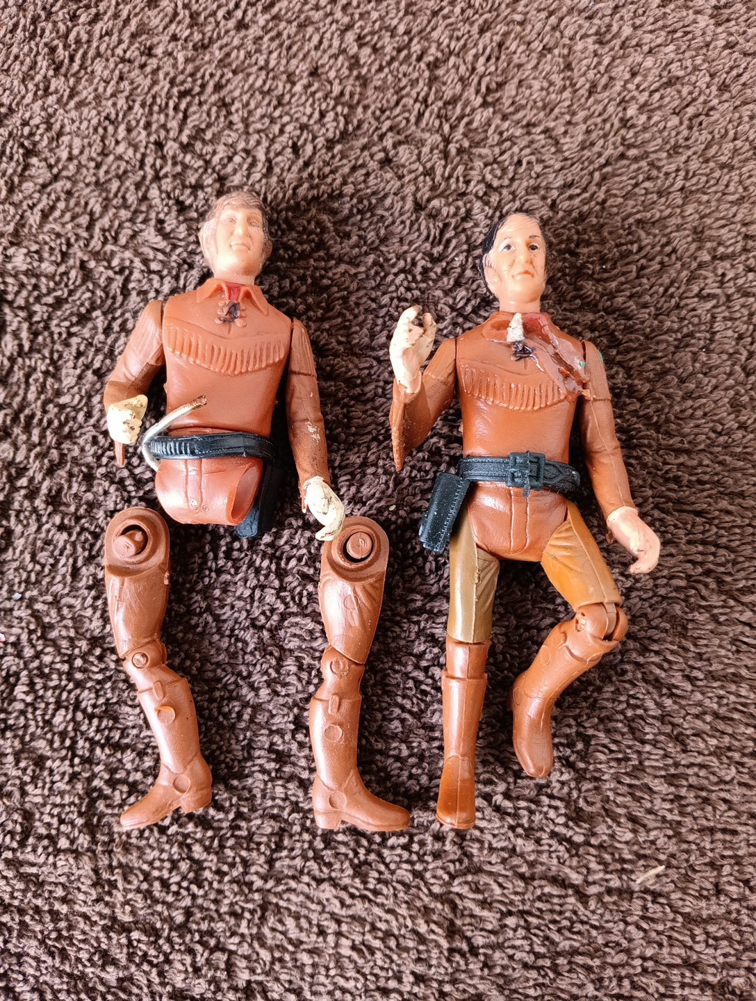 Vintage 1975 Carolina Enterprises Davy Crockett Legends of the West 4 in figurina 
