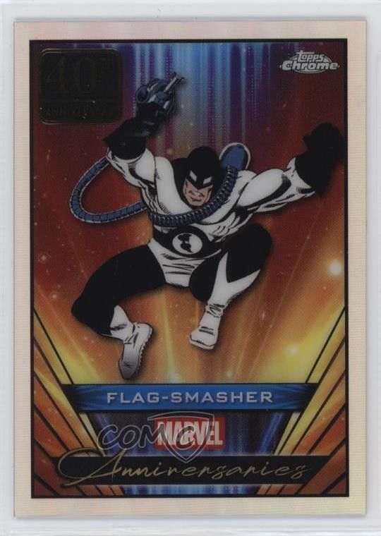 2025 Topps Chrome Marvel Comics Anniversaries Flag Smasher Flag-Smasher 04qn