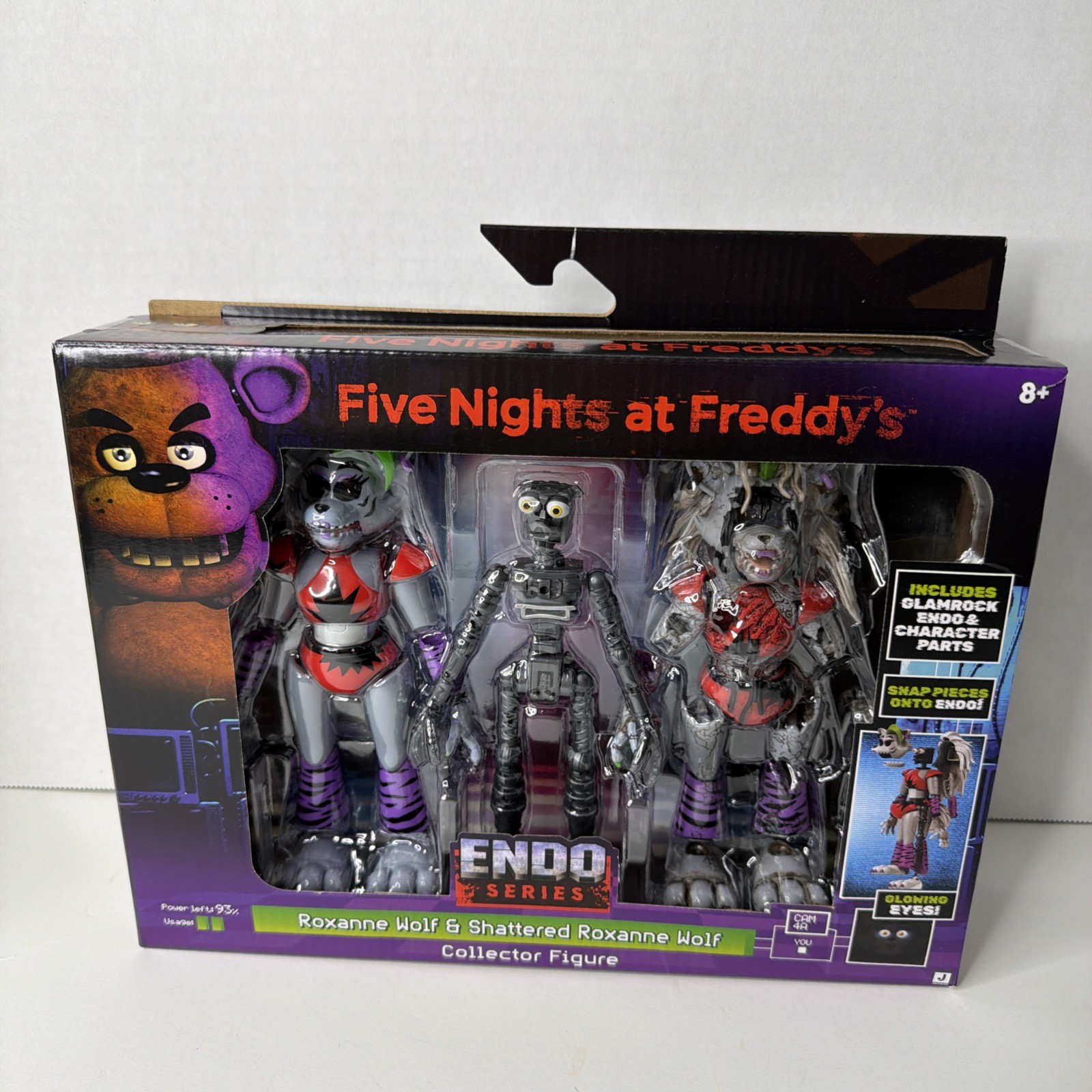 Jazwares FNAF Endo Series Wave 3 Roxanne Wolf Shattered Five Nights At Freddy’s