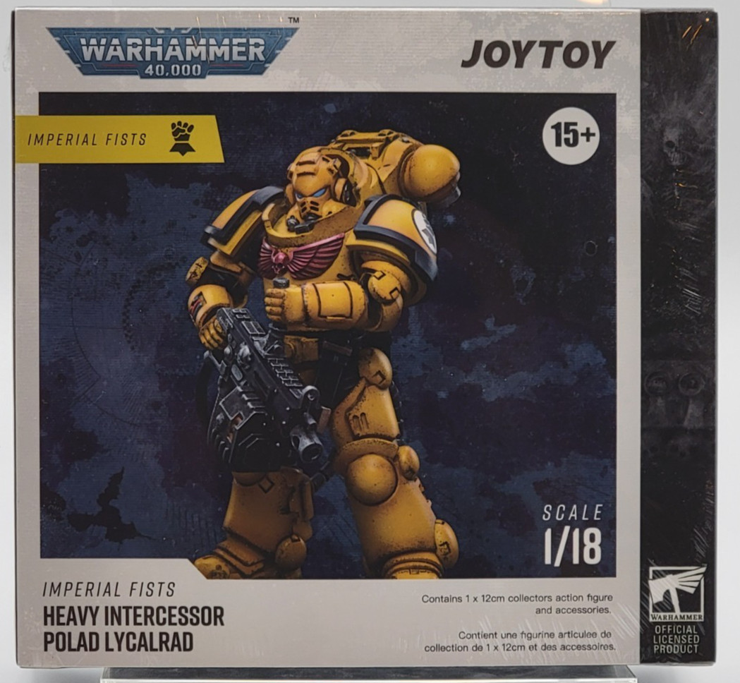 1/18 Joytoy Warhammer 40K Imperial Fists Heavy Intercessor Polad Lycalrad Figura