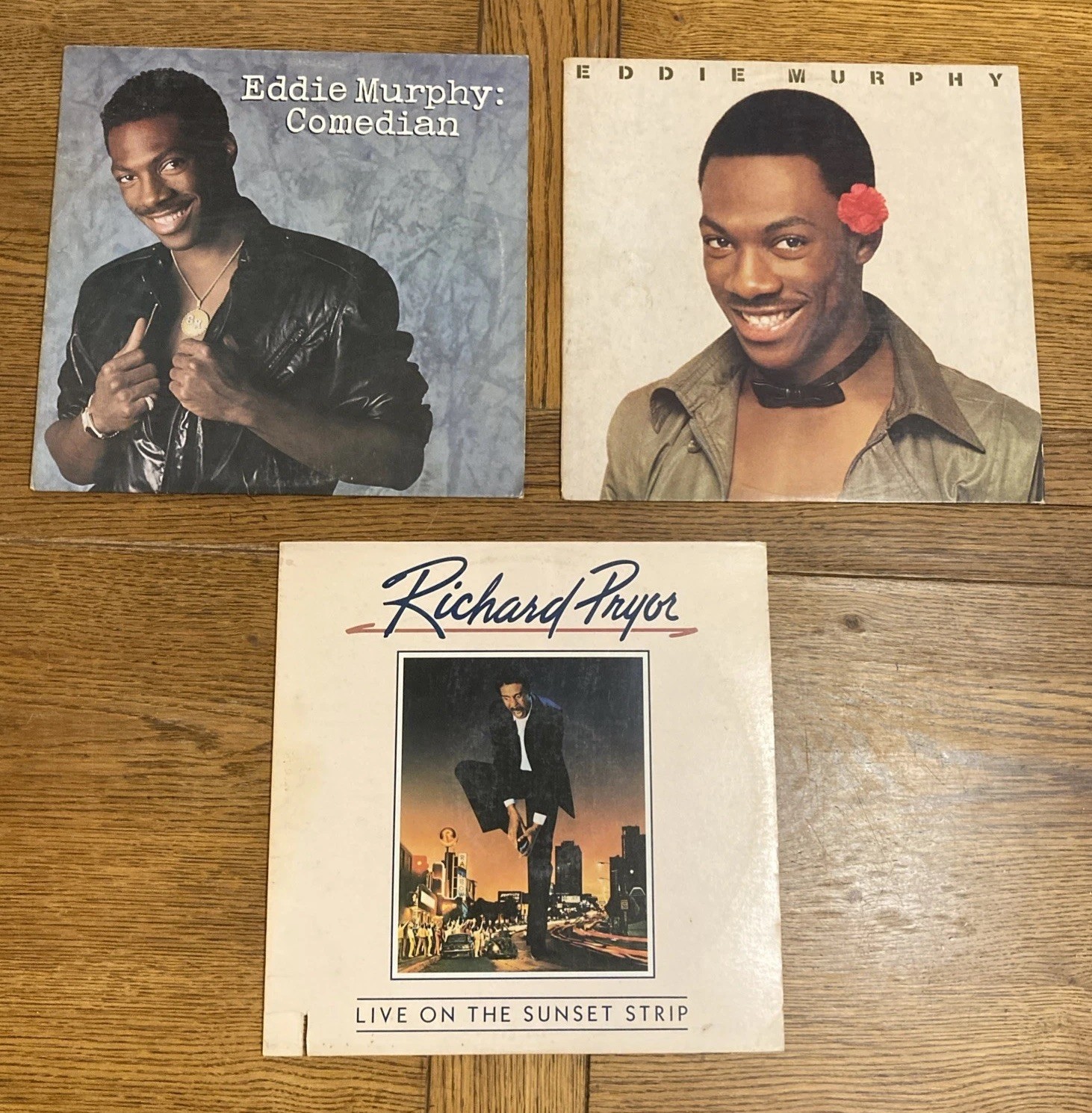 Lot x3 Classic Black Comedy Records- 1 Richard Pryor and 2 Eddie Murphy G+