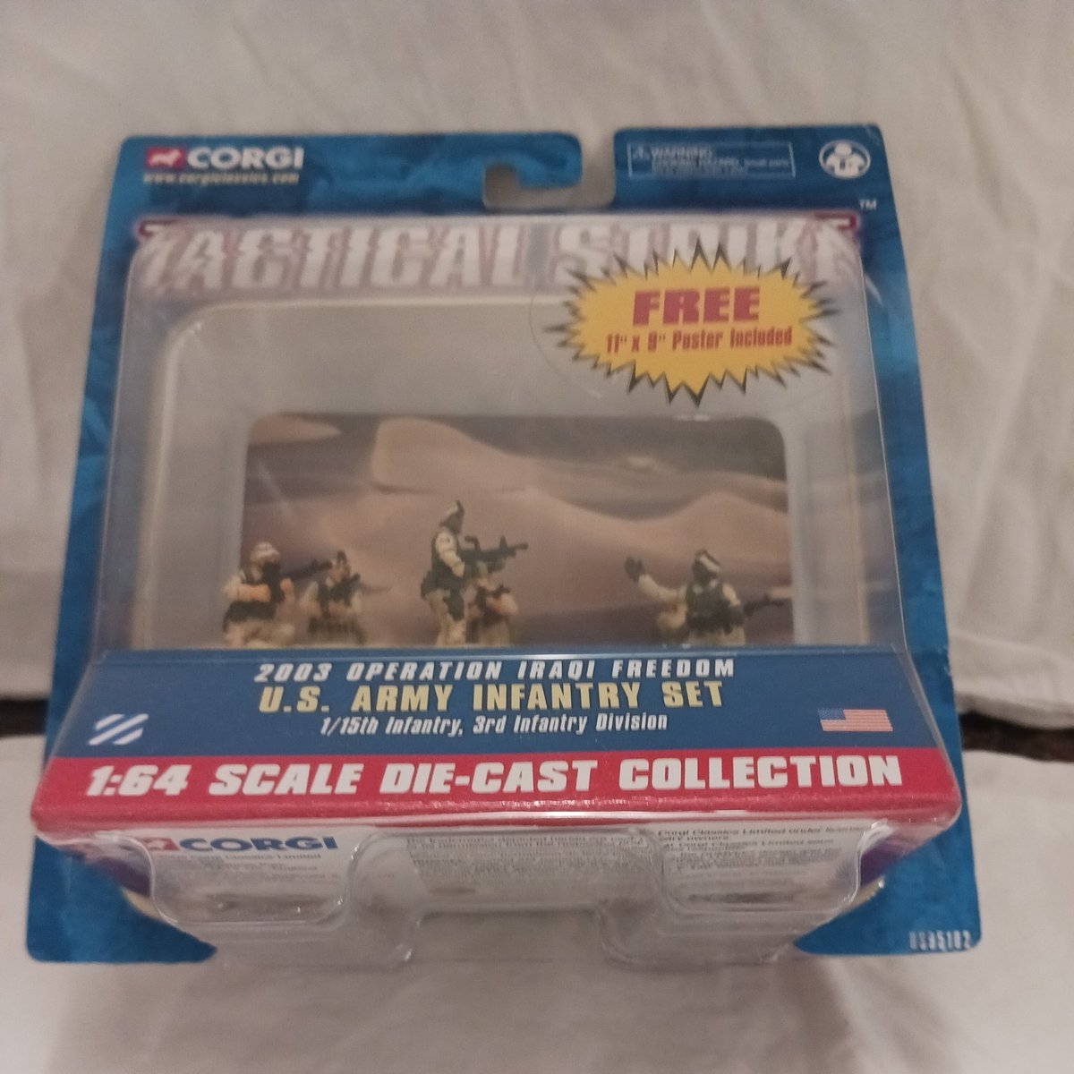 Corgi 1:64 Tactical Strike 2003 Operazione Iraqi Freedom Fanteria Esercito USA Nuovo con scatola