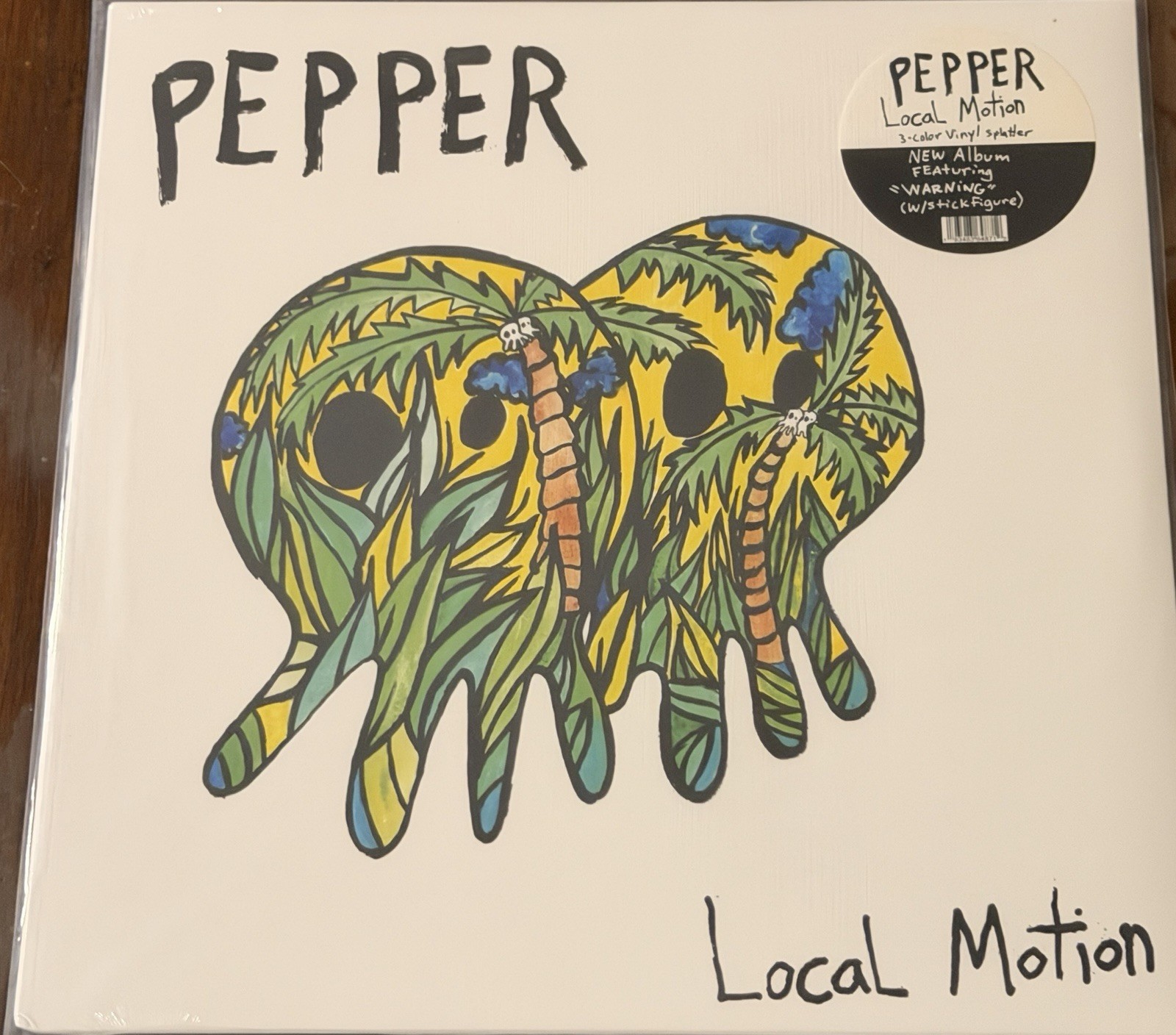 Pepper – Local Motion – Limited Edition 3-Color Splatter Vinyl LP NEW/SEALED