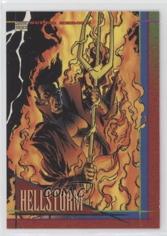 1993 SkyBox Marvel Universe Serie IV Hellstorm #54 1md