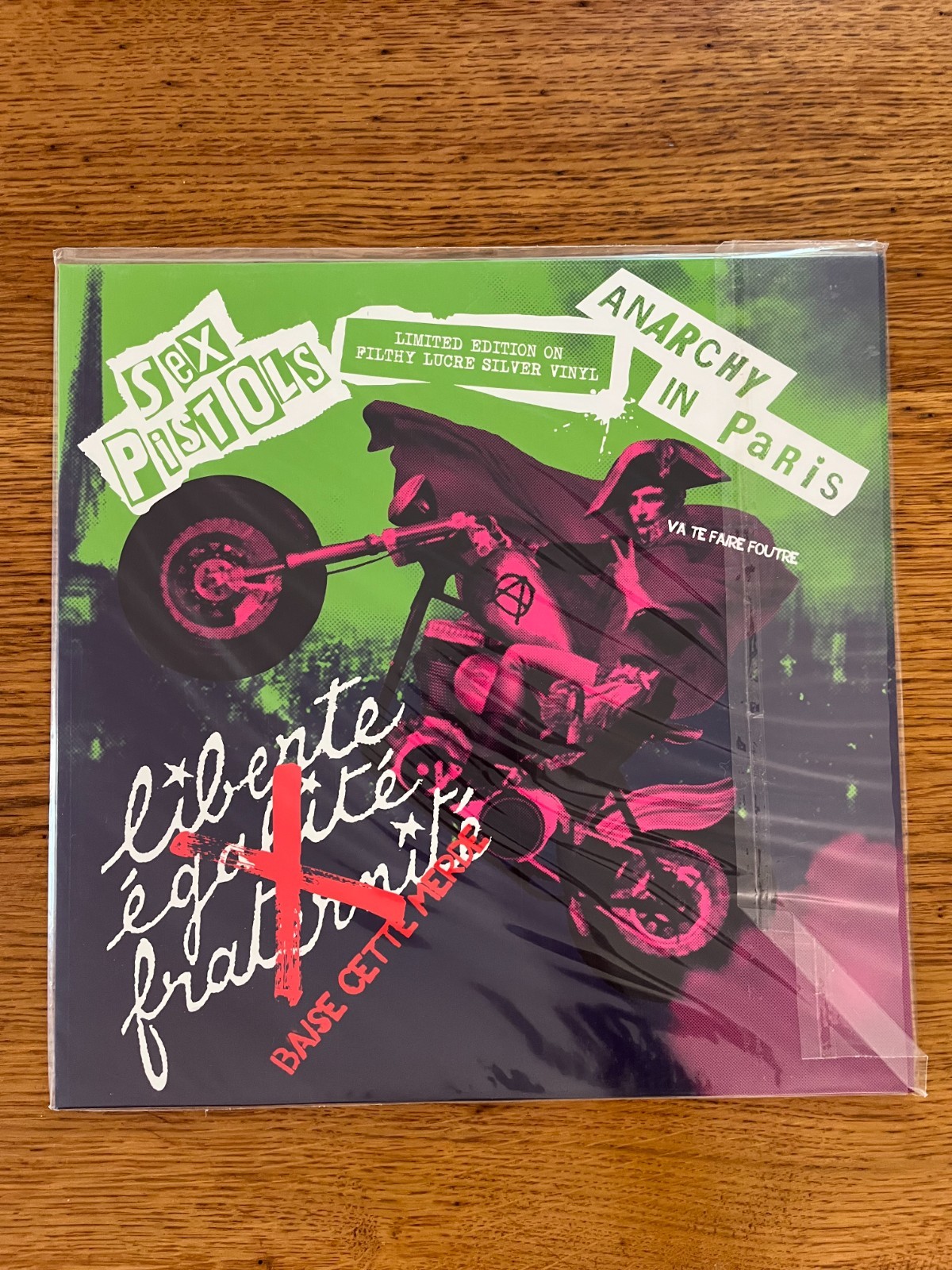 The Sex Pistols - Anarchy in Paris ltd Silver vinyl sealed 