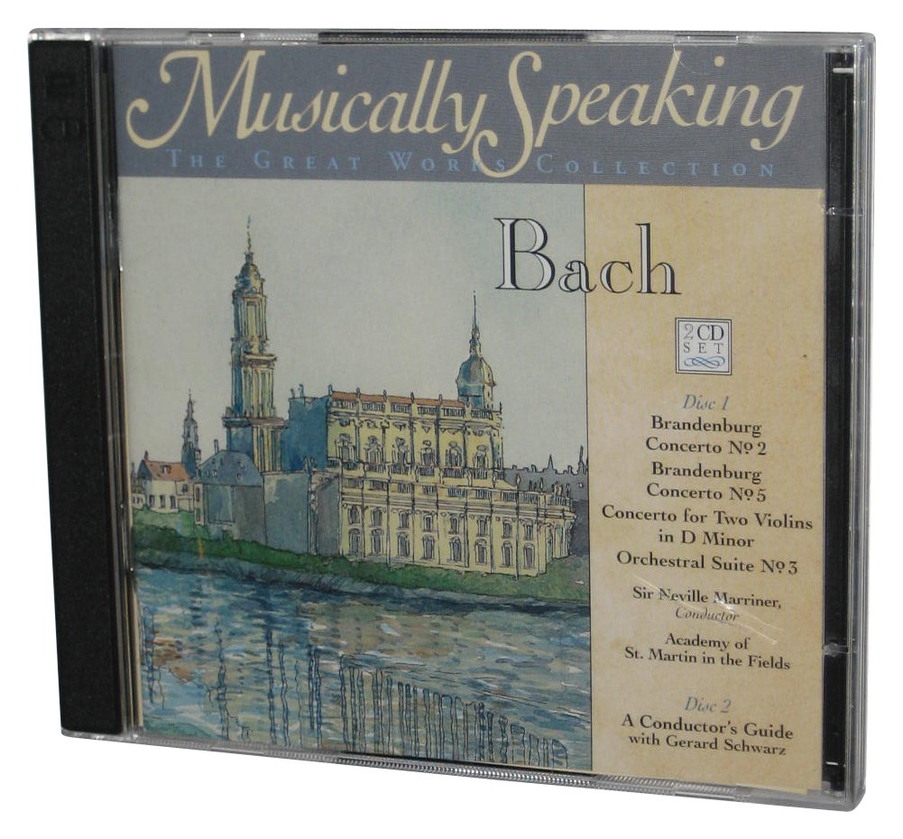 Musically Speaking The Great Works Collection Bach (1996) Audio Music CD - (2CD