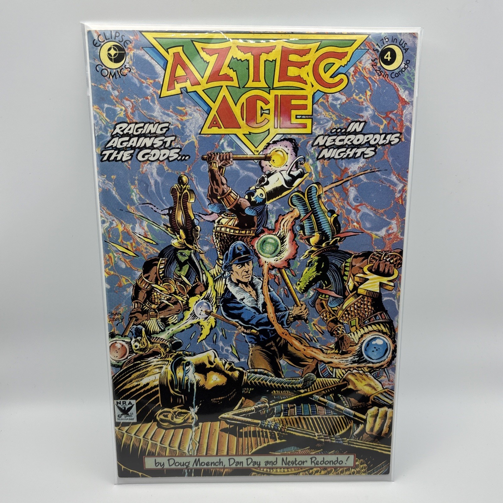 VTG Aztec Ace #4 Eclipse Comics Vol. 1 No. 4 July 1984 ✅ Moench Day Redondo ✅ VG