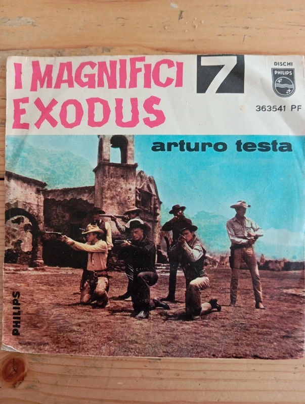 Arturo Testa - Exodus / I Magnifici Sette (7", Mono)