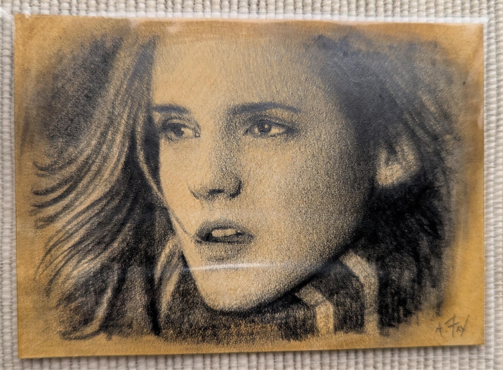 Carta schizzo Harry Potter Hermione Granger di Andrew Fry