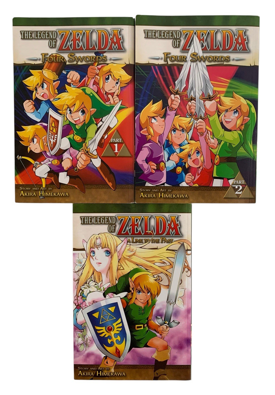 Vizkids La Leggenda di Zelda Manga Graphic Novel Akira Himekawa - Lotto di 3 Libri