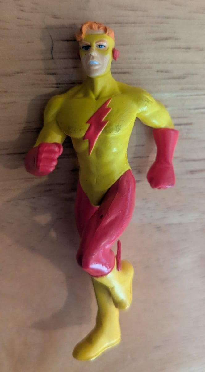 DC Direct Collectible "the New Teen Titans Kid Flash"  PVC Action Figure  Toy