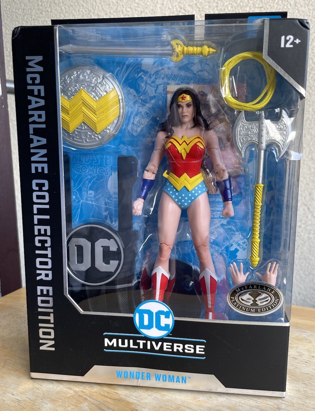 McFarlane Toys DC Multiverse Collector Edition Wonder Woman #10 Platinum *LEGGI*