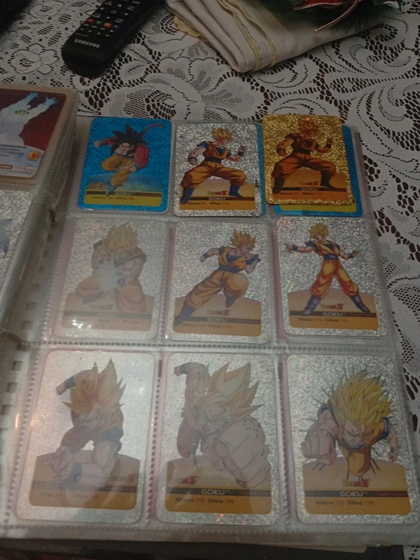Lotto 9 lamicards Goku