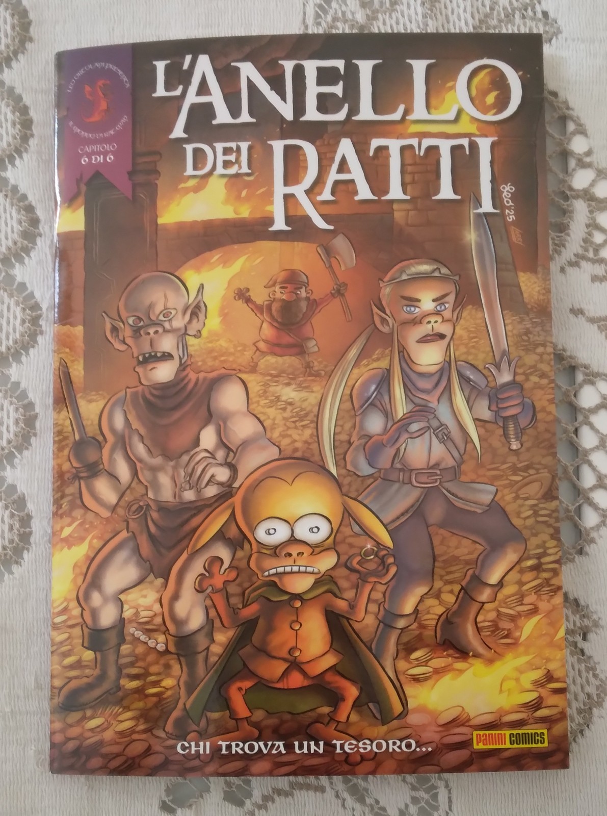 L'ANELLO DEI RATTI 6 Chi trova un tesoro-Ortolani Panini Comics ESAURITO