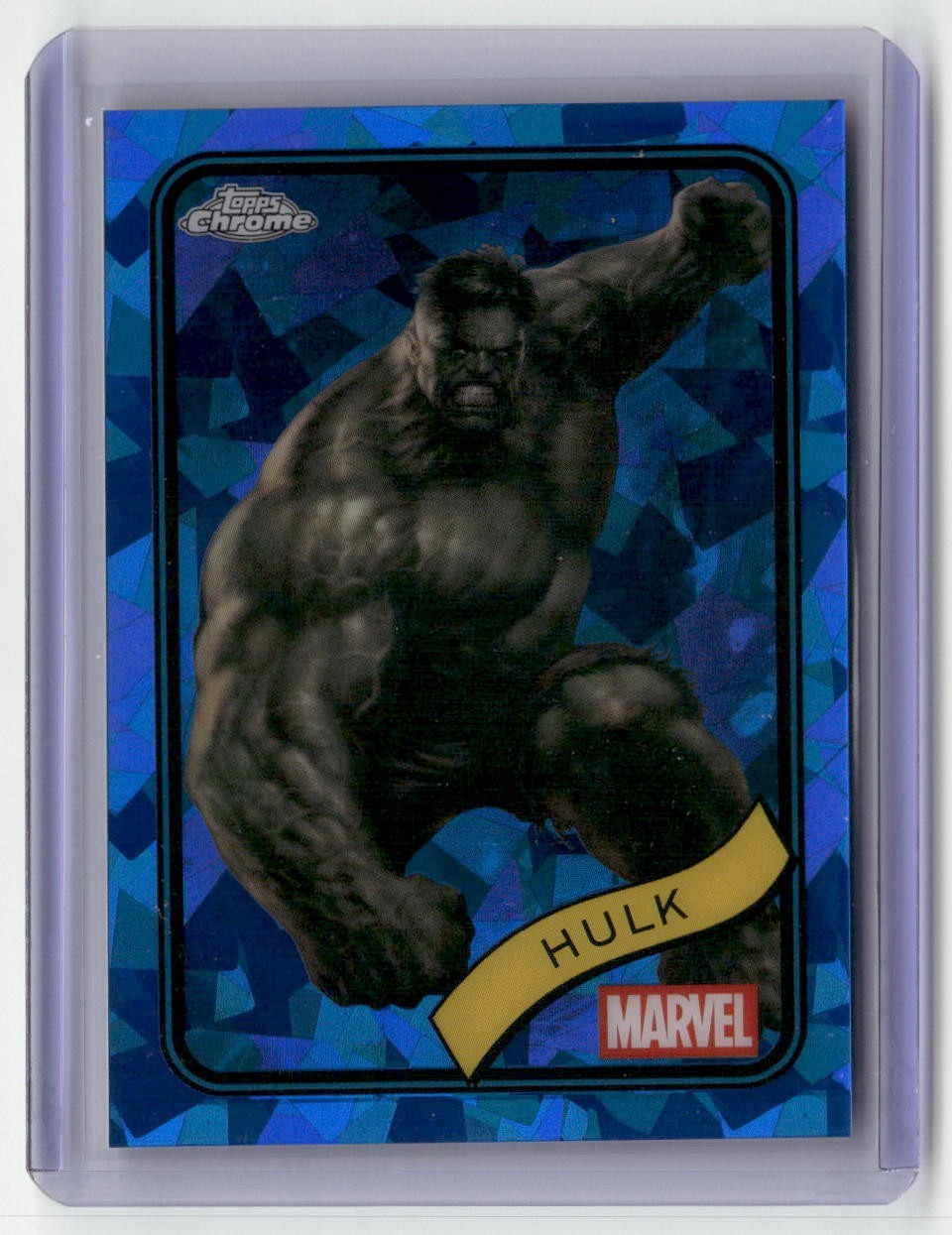 2025 Topps Chrome Marvel Comics Sapphire Hulk #128