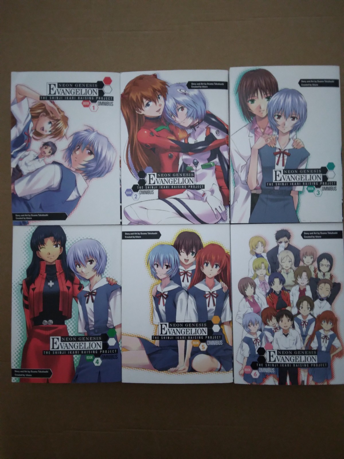 Neon Genesis Evangelion: Shinji Ikari Raising Project Omnibus, Vol. 1-6, manga