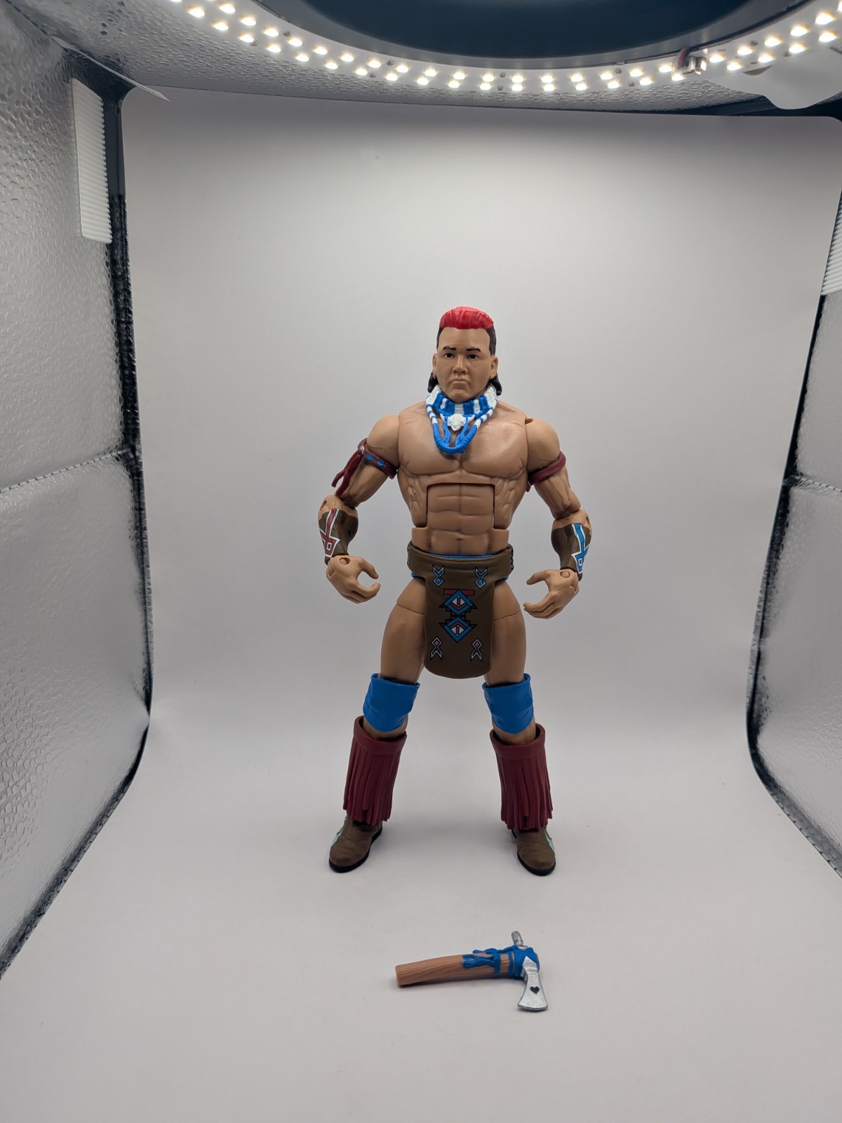 Tatanka - Elite Series 47 WWE Mattel Wrestling Figure - Loose Complete 