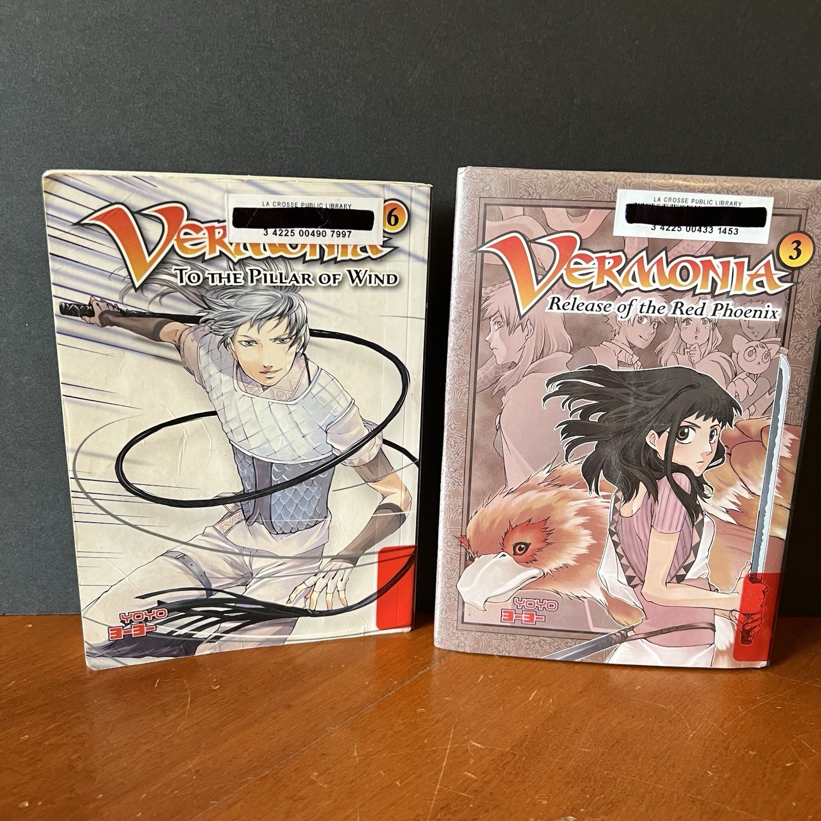 Lotto: Vermonia 3 6 libri manga uscita inglese di Red Phoenix To Pillar of Wind
