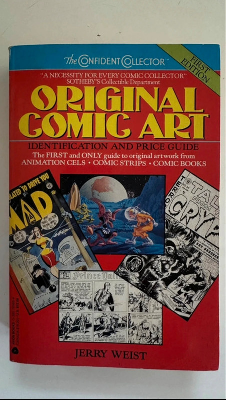 Original Comic Art identification and price Guide First edition