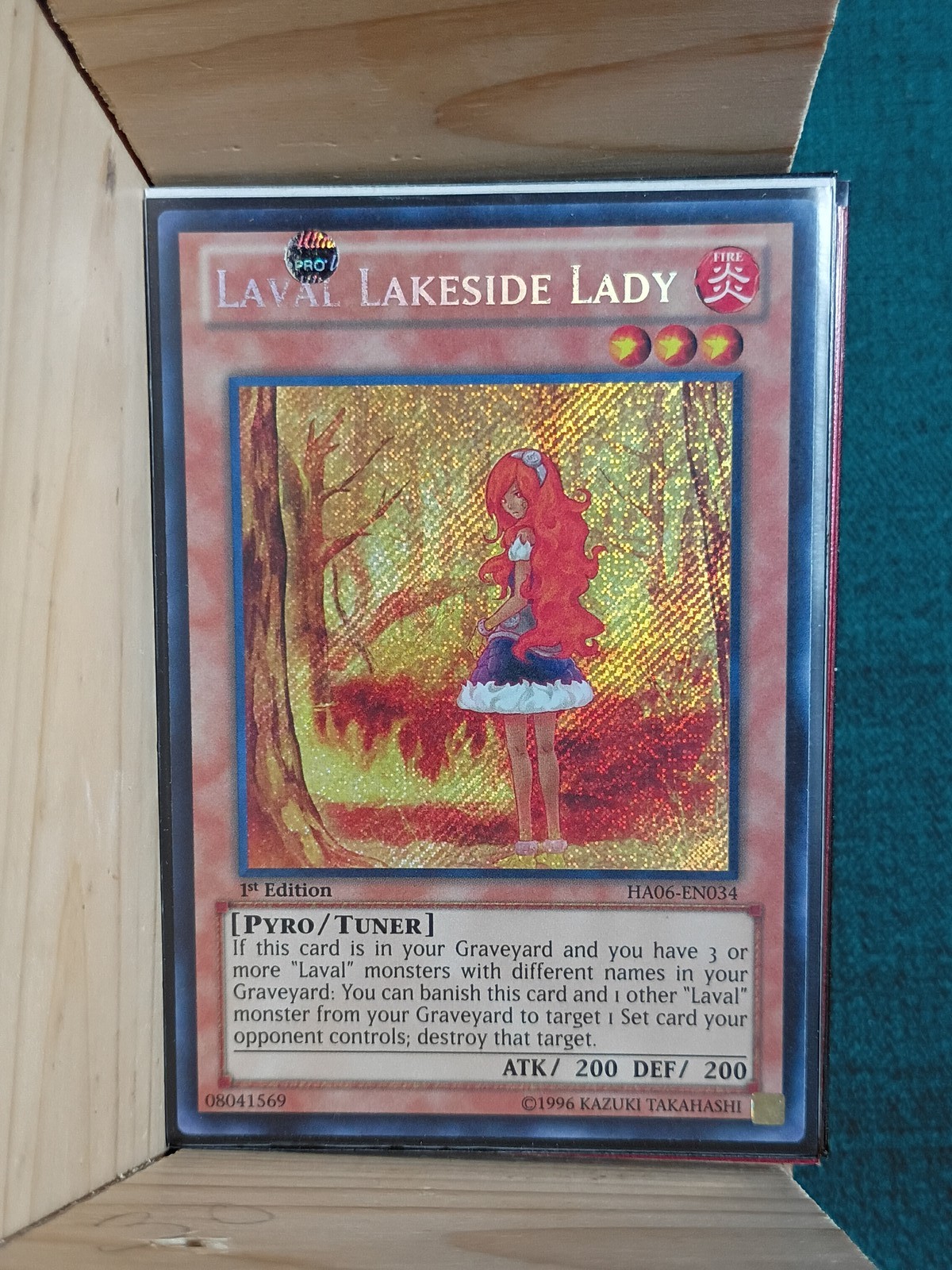 Laval Lakeside Lady HA06-EN034 Rara Segreta 1° Edizione Yu-Gi-Oh