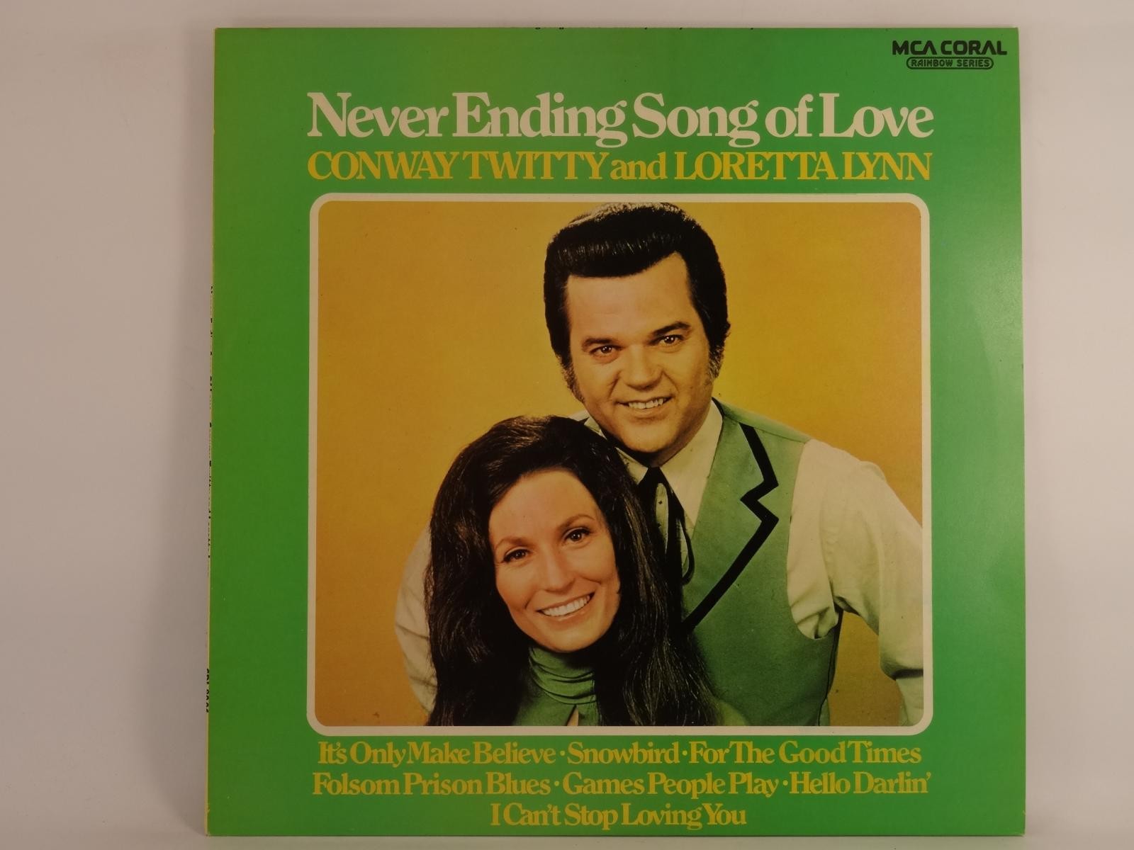 CONWAY TWITTY AND LORETTA LYNN NEVER ENDING SONG OF LOVE (344) 16 Track LP inclu