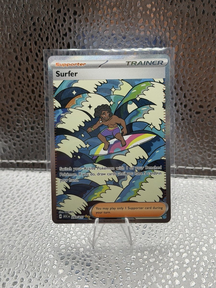Pokemon Ascended Heroes Surfer 293/217 Special Illustration Rare