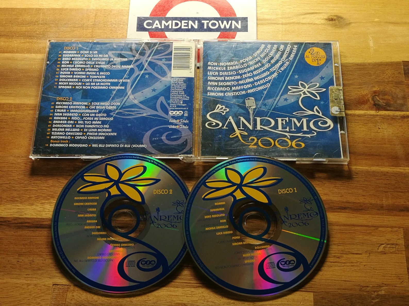 Sanremo 2006 Nomadi/Ron/Povia/Dolcenera/Cristicchi/Deasonika 2X Cd Perfetto