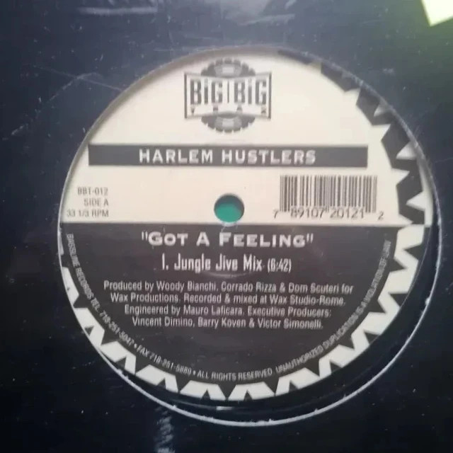 Harlem Hustlers  - Got A Feeling / Get On Down (12") NM
