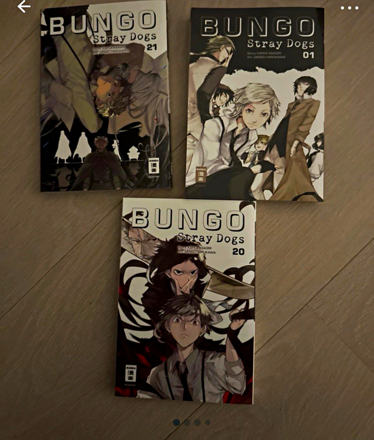 Egmont Manga Bungo Stray Dogs raccolta volumi 1, 20 e 21 tedesco TB