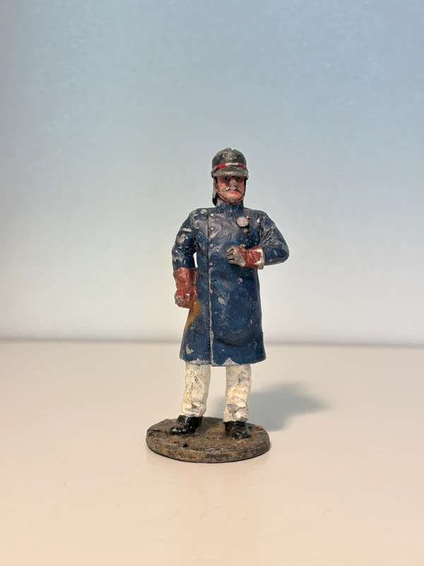 Soldat de plombs - Pompier, tenue de feu, Prusse, 1860