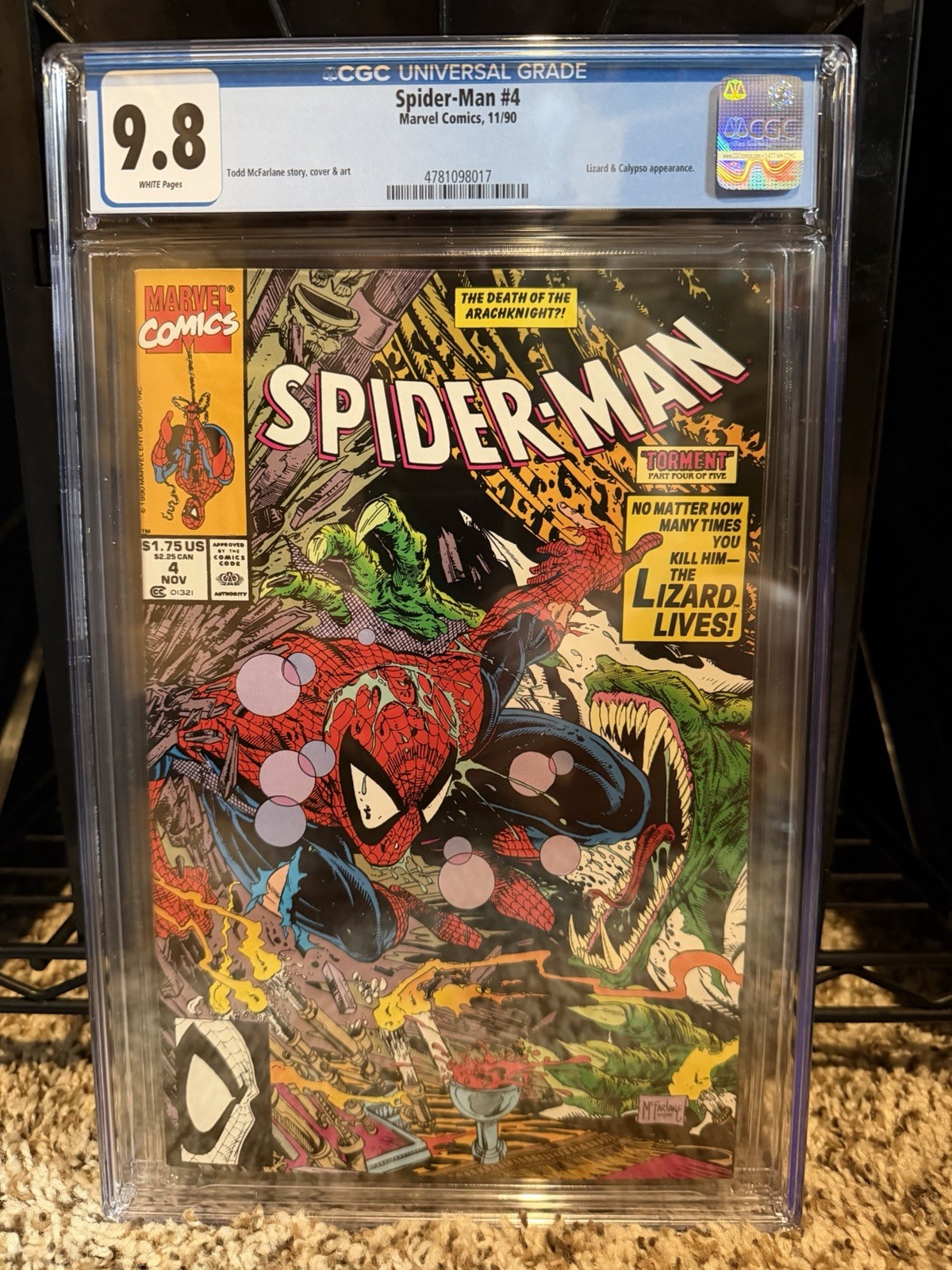 Spider-Man #4 (novembre 1990) CGC 9.8