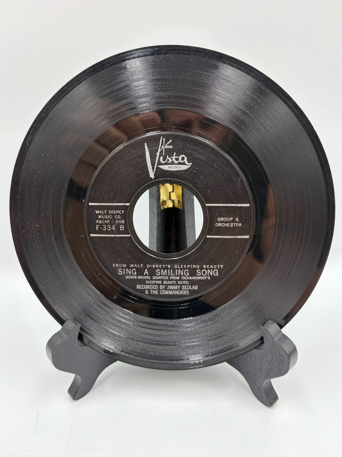 Jimmy Sedlar Sing A Smiling Song / Once Upon A Dream 45 Buena Vista F-334 Disney