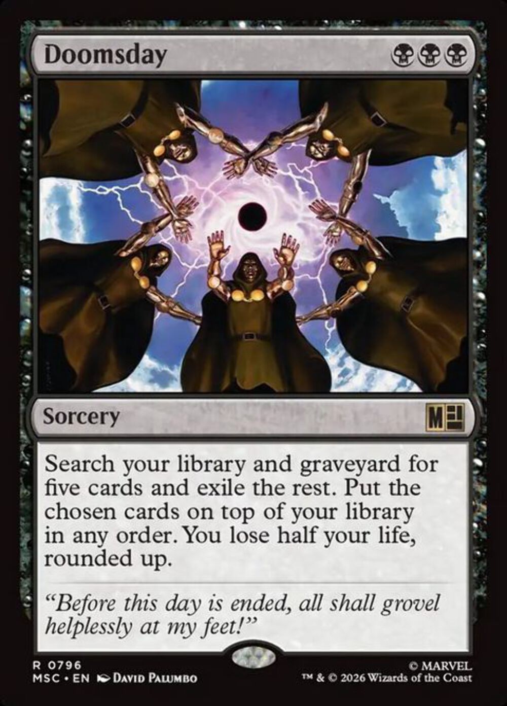Doomsday (Marvel Super Heroes Commander 796) - Rare Magic: The Gathering Card