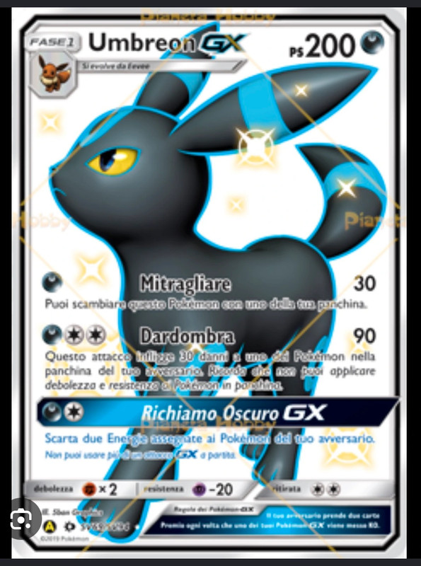 Umbreon GX SV64 Ita Mint