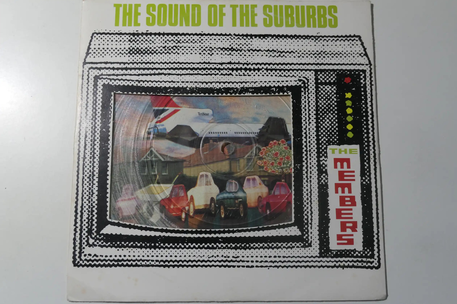 THE MEMBERS – THE SOUND OF THE SUBURBS Clear Vinyl 7″ – Nr MINT UK 1979 PUNK